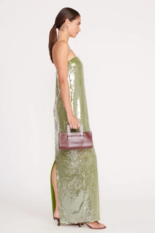SHIRLEY CONVERTIBLE CLUTCH  MAHOGANY