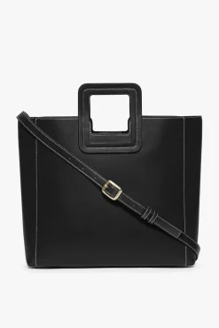 SHIRLEY LEATHER BAG  BLACK