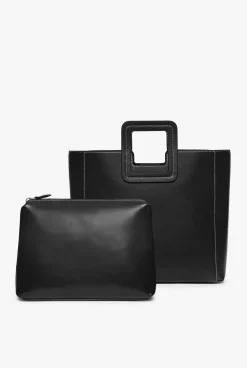 SHIRLEY LEATHER BAG  BLACK