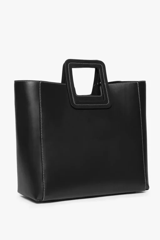 SHIRLEY LEATHER BAG  BLACK