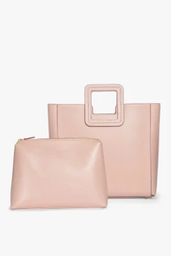 SHIRLEY LEATHER BAG  BLUSH