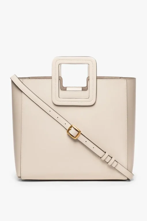 SHIRLEY LEATHER BAG  CREAM