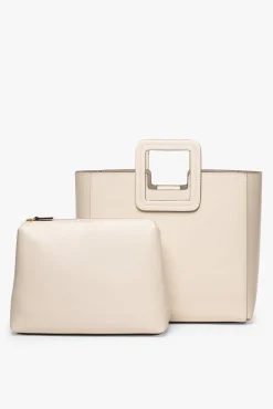 SHIRLEY LEATHER BAG  CREAM