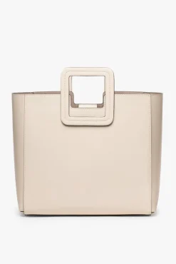 SHIRLEY LEATHER BAG  CREAM