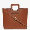SHIRLEY LEATHER BAG  SADDLE