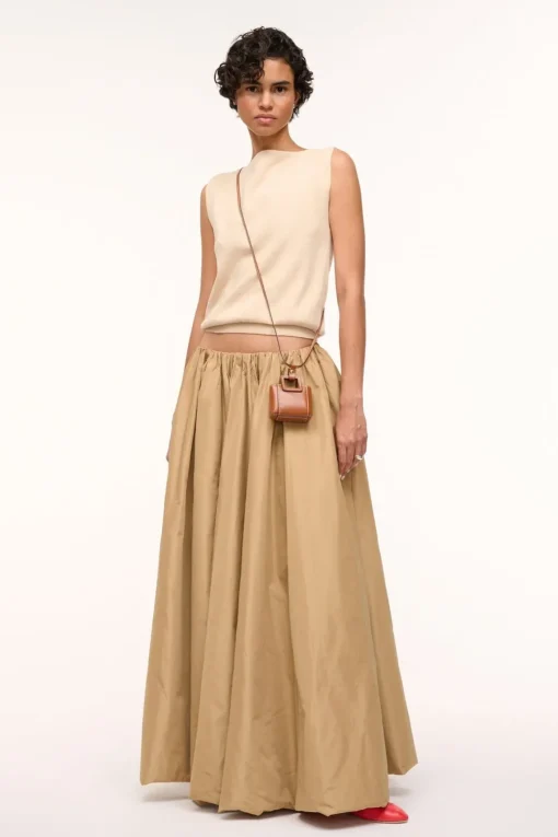 SHIRLEY MICRO NECKLACE  TAN
