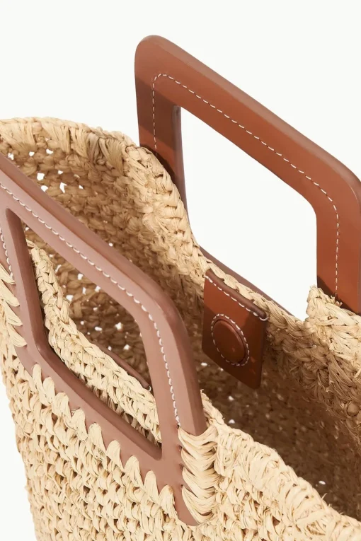 SHIRLEY MINI BUCKET BAG  NATURAL RAFFIA