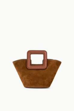 SHIRLEY MINI BUCKET BAG  TAN