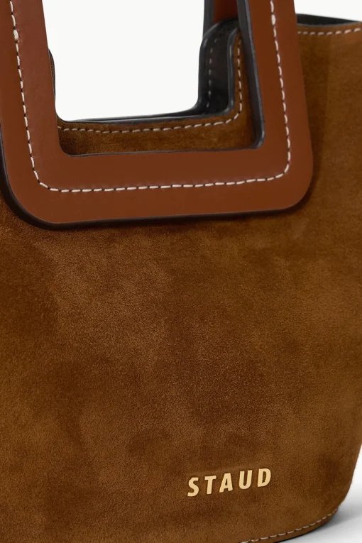 SHIRLEY MINI BUCKET BAG  TAN