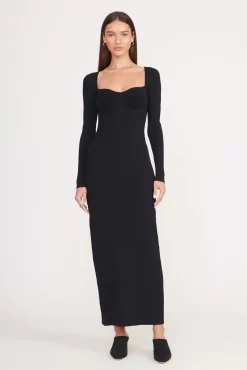 SILHOUETTE DRESS  BLACK