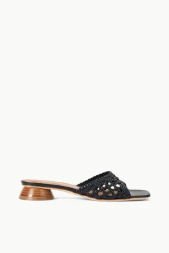 SIMONE CROCHET HEEL  BLACK