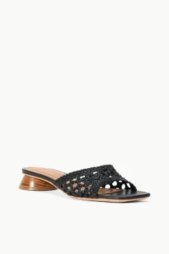 SIMONE CROCHET HEEL  BLACK