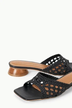 SIMONE CROCHET HEEL  BLACK