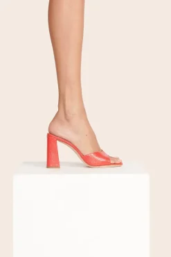 SLOANE HEEL  RED ROSE