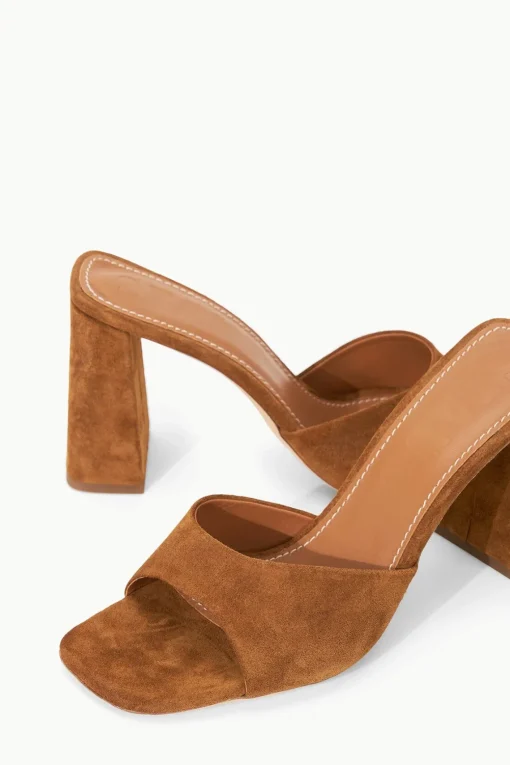 SLOANE HEEL  TAN SUEDE