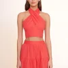 SMOCKED KAI TOP  HIBISCUS