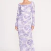 SOLANA DRESS  ANTIQUE PRESSED FLOWERS