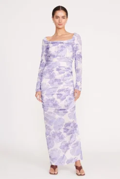 SOLANA DRESS  ANTIQUE PRESSED FLOWERS