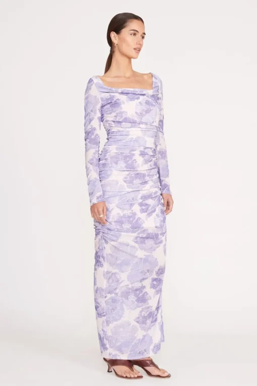 SOLANA DRESS  ANTIQUE PRESSED FLOWERS