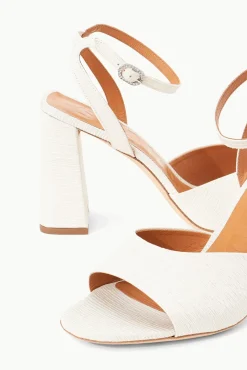 SOLANGE HEEL  WHITE
