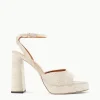 SOLANGE PLATFORM  NATURAL LINEN