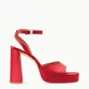 SOLANGE PLATFORM  RUBY SATIN