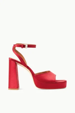 SOLANGE PLATFORM  RUBY SATIN
