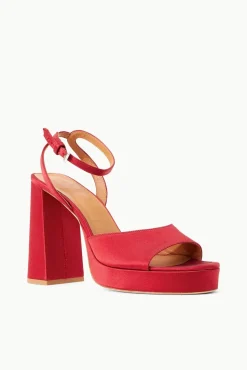 SOLANGE PLATFORM  RUBY SATIN