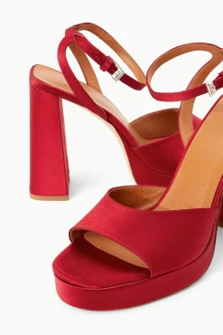 SOLANGE PLATFORM  RUBY SATIN