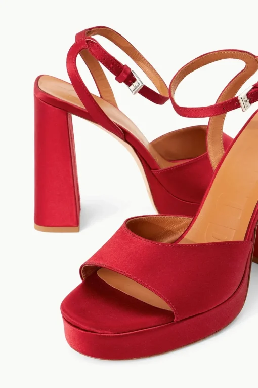 SOLANGE PLATFORM  RUBY SATIN