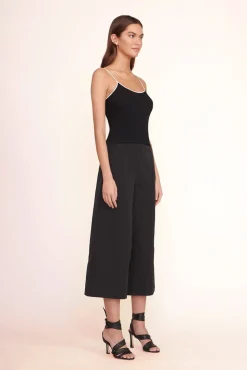 SOLEIL TOP  BLACK WHITE