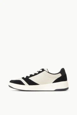 STAUD + KEDS THE COURT SNEAKER  BLACK CREAM