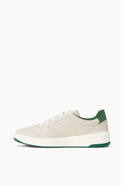 STAUD + KEDS THE COURT SNEAKER  CREAM GREEN