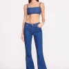 STAUD + WRANGLER THE BIKINI JEAN  DARK RINSE