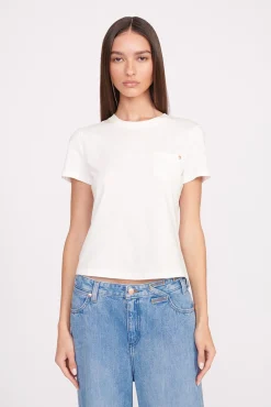 STAUD + WRANGLER THE W TEE  WHITE