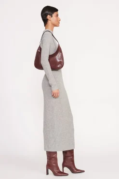 SYLVIE SHOULDER BAG  MAHOGANY