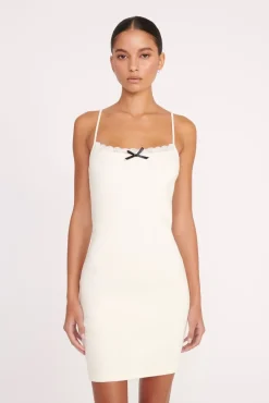 TESSA DRESS  IVORY