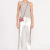 TINY TOMMY BEADED CROSSBODY  SCARLET WHITE
