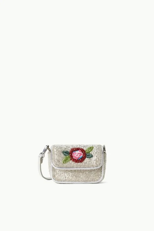 TINY TOMMY BEADED CROSSBODY  DIAMOND ROSE