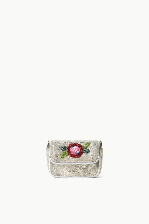 TINY TOMMY BEADED CROSSBODY  DIAMOND ROSE