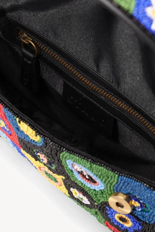 TOMMY BEADED BAG  BLACK MILLEFIORI