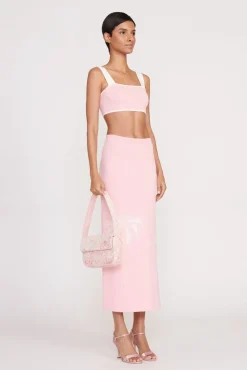 TOMMY BEADED BAG  IVORY CHERRY BLOSSOM TOILE