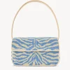 TOMMY BEADED BAG  LIGHT BLUE CREAM