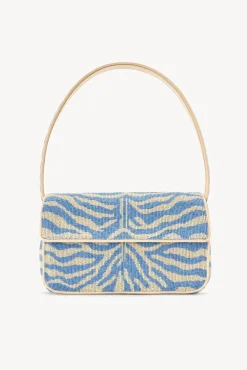 TOMMY BEADED BAG  LIGHT BLUE CREAM
