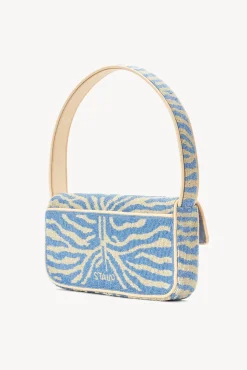TOMMY BEADED BAG  LIGHT BLUE CREAM