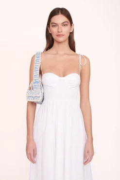 TOMMY BEADED BAG  LIGHT BLUE CREAM