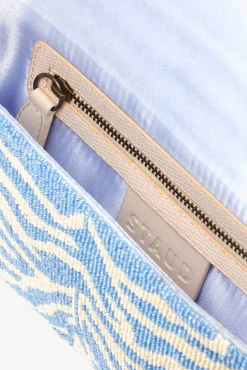 TOMMY BEADED BAG  LIGHT BLUE CREAM