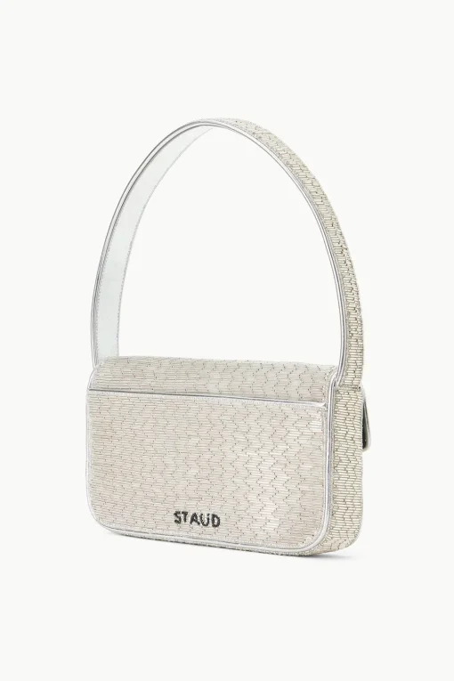 TOMMY BEADED BAG  SILVER