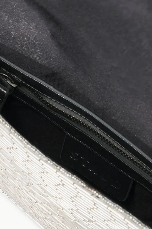 TOMMY BEADED BAG  SILVER