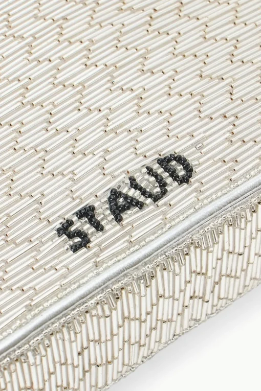 TOMMY BEADED BAG  SILVER